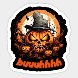 Buuhhhh-Halloween Haunt Sticker